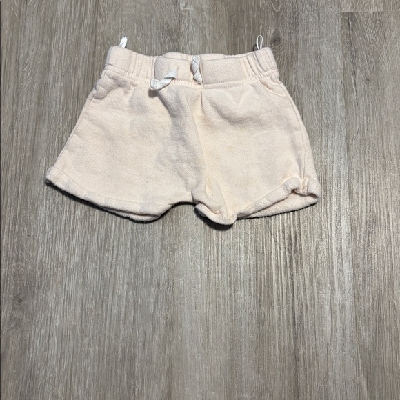 Indigo Cream Baby Shorts with Bow Detail - Picture 1 of 1